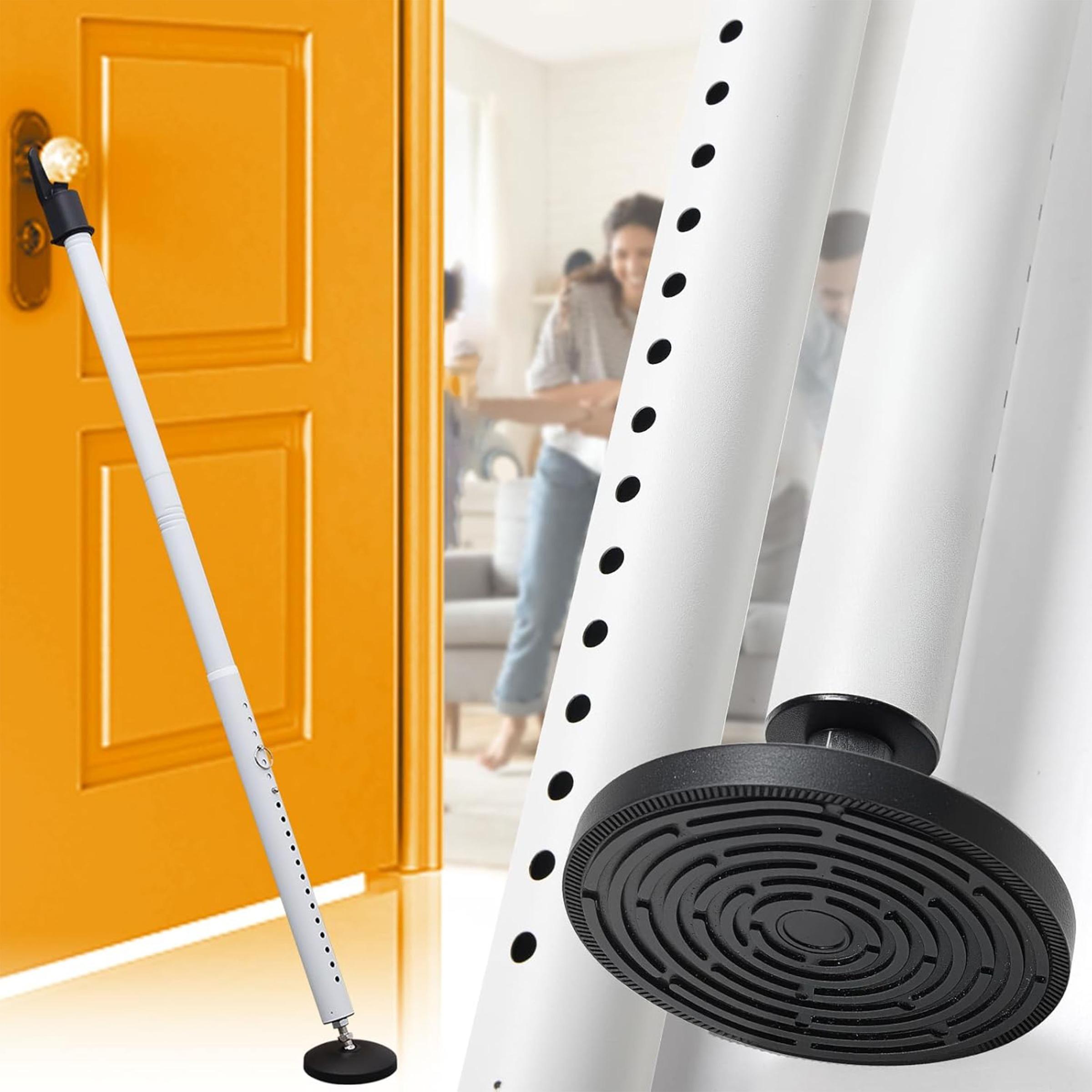 Window Lock Bar - Verstelbare 2-in-1 schuifbare patiodeurbeveiligingsstang, zware ijzeren