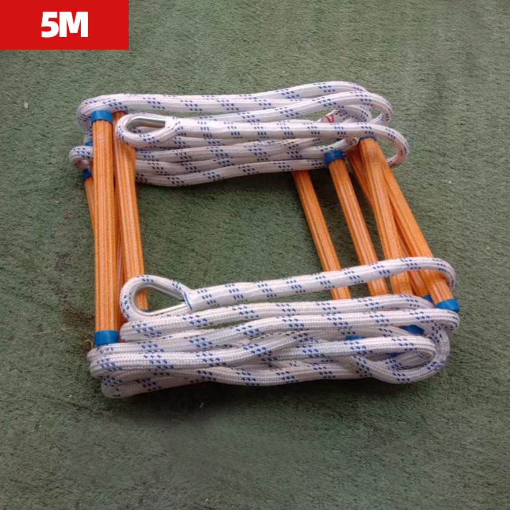 Geïsoleerde touwladder, gripva - Fire Escape Ladder recensie en prijs