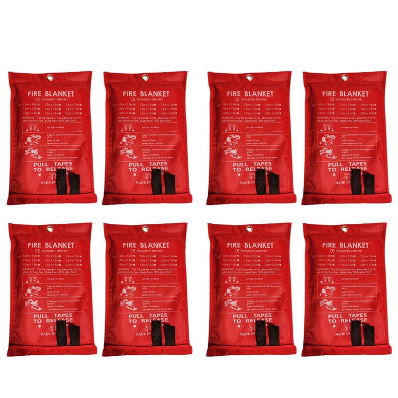 B48B-8PCS Noodbranddeken, Bran - Fire Blanket Kitchen recensie en prijs